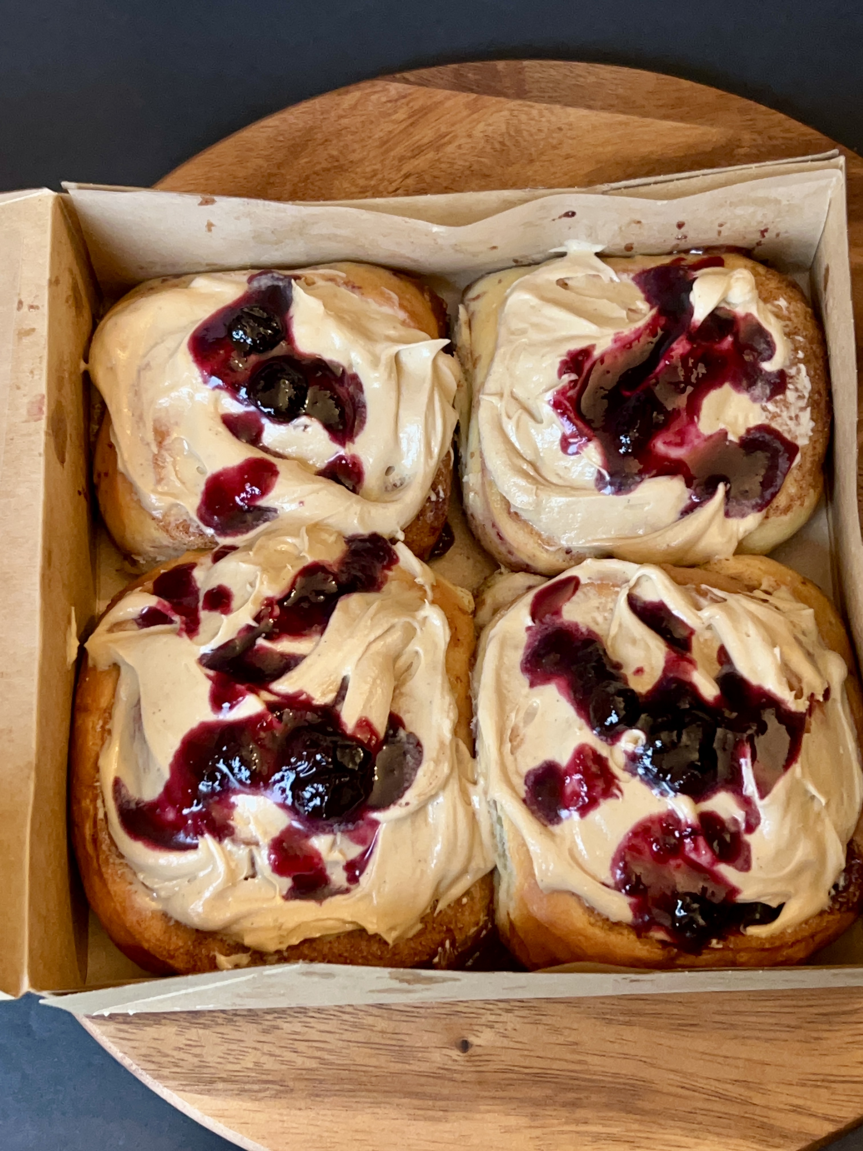 Blueberry Cinnamon Rolls from The Small Batch